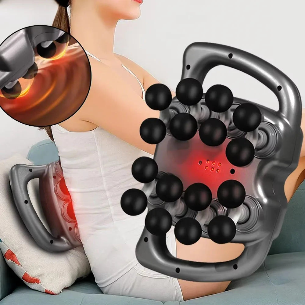 Professional Deep Tissue Massage Gun 16 Heads, Pain Relief & Muscle Recovery for Back, Legs & Shoulders