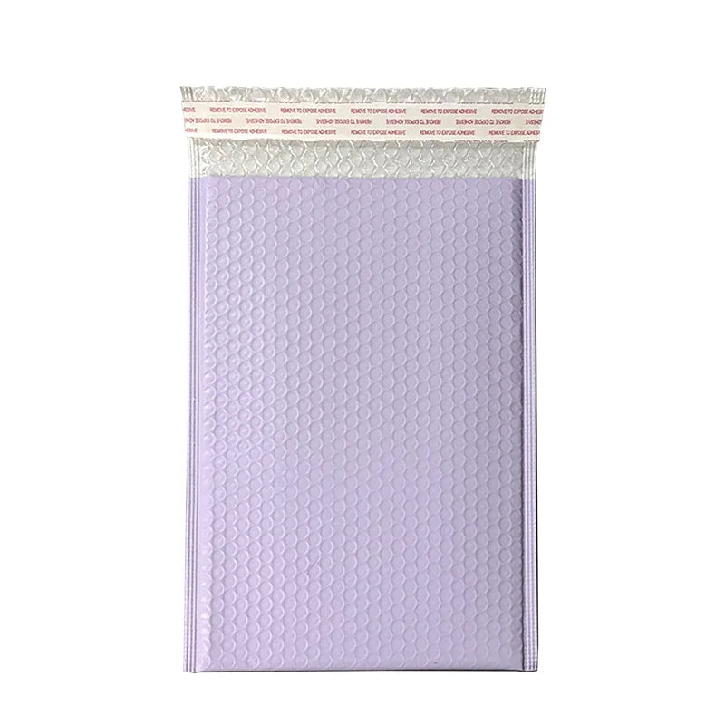 50PCS Bubble Mailers – Purple Padded Shipping Envelopes for Secure, Lightweight & Stylish Packaging