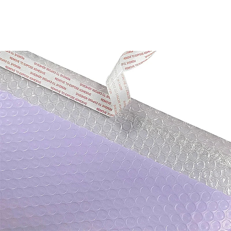 50PCS Bubble Mailers – Purple Padded Shipping Envelopes for Secure, Lightweight & Stylish Packaging