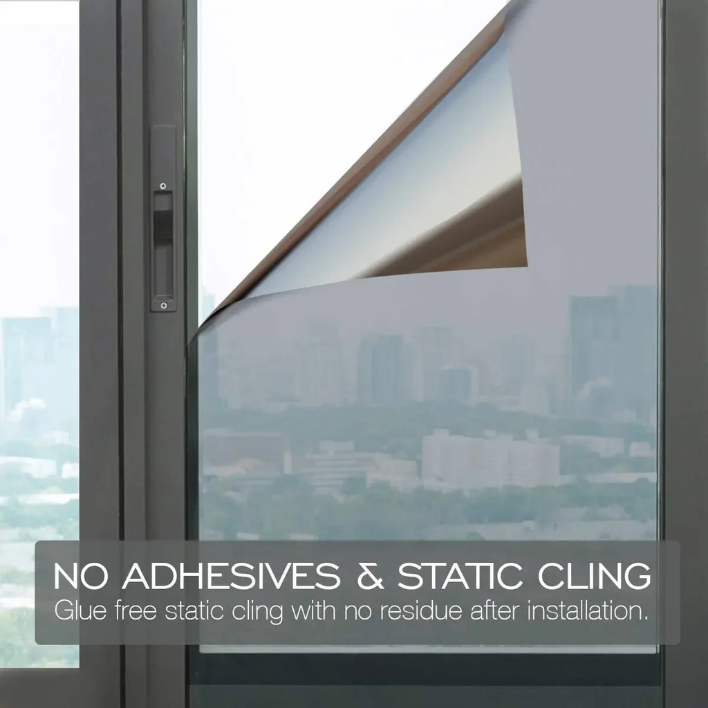 Reflective Window Privacy Film – UV Protection, Heat Insulation & Easy Self-Adhesive Tint