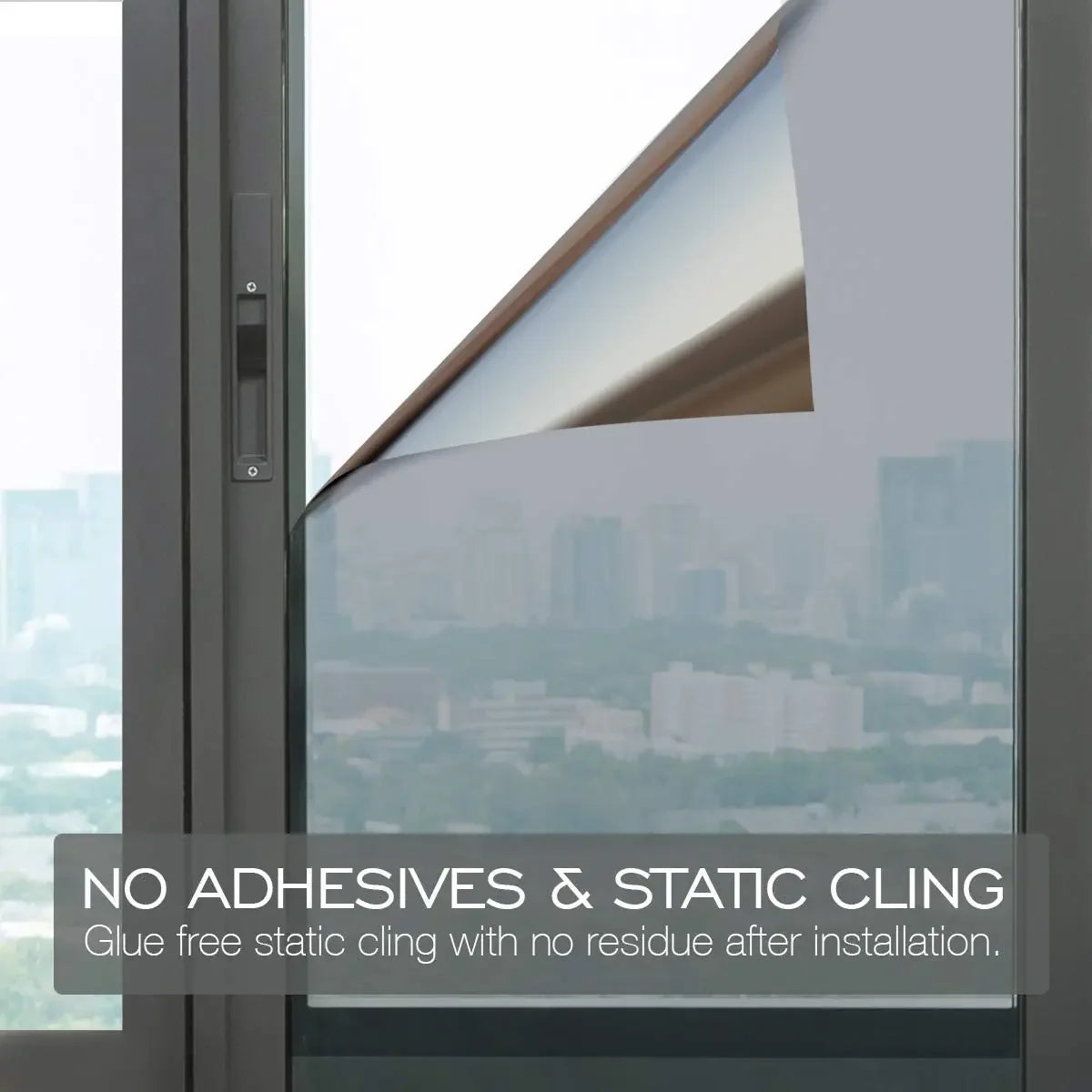 Reflective Window Privacy Film – UV Protection, Heat Insulation & Easy Self-Adhesive Tint