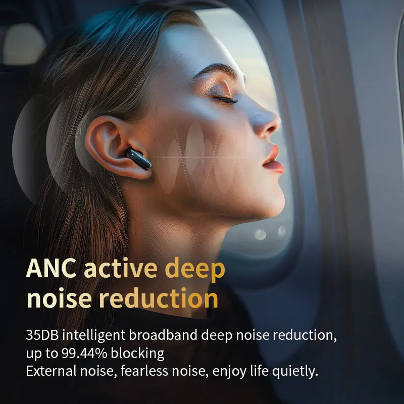 2025 Wireless Earbuds with Smart Touch Screen Case – Noise Cancelling, Long Battery & Crystal-Clear Sound for iOS & Android