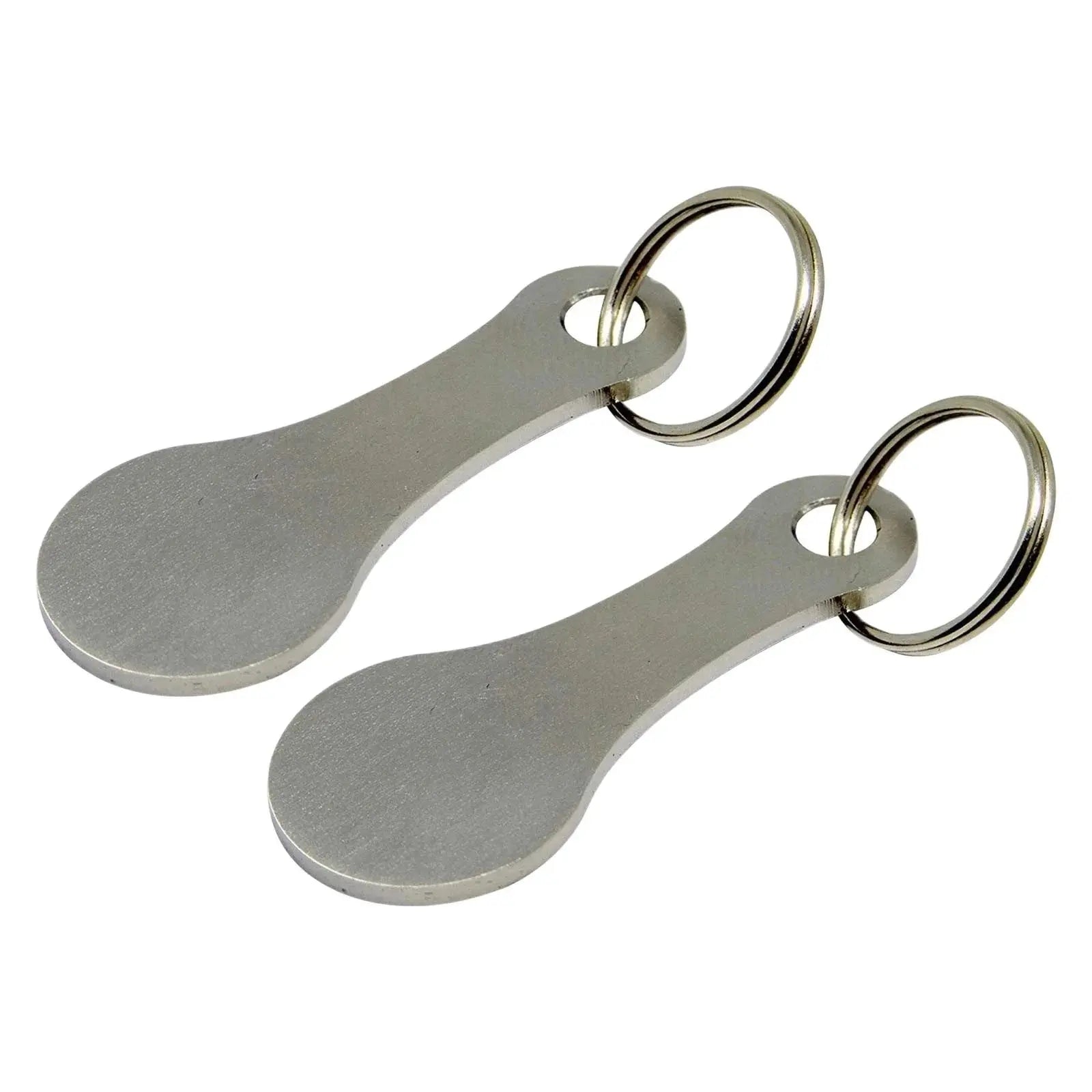 Trolley Token Key Ring Reusable Never Get Stuck Without a Coin Again