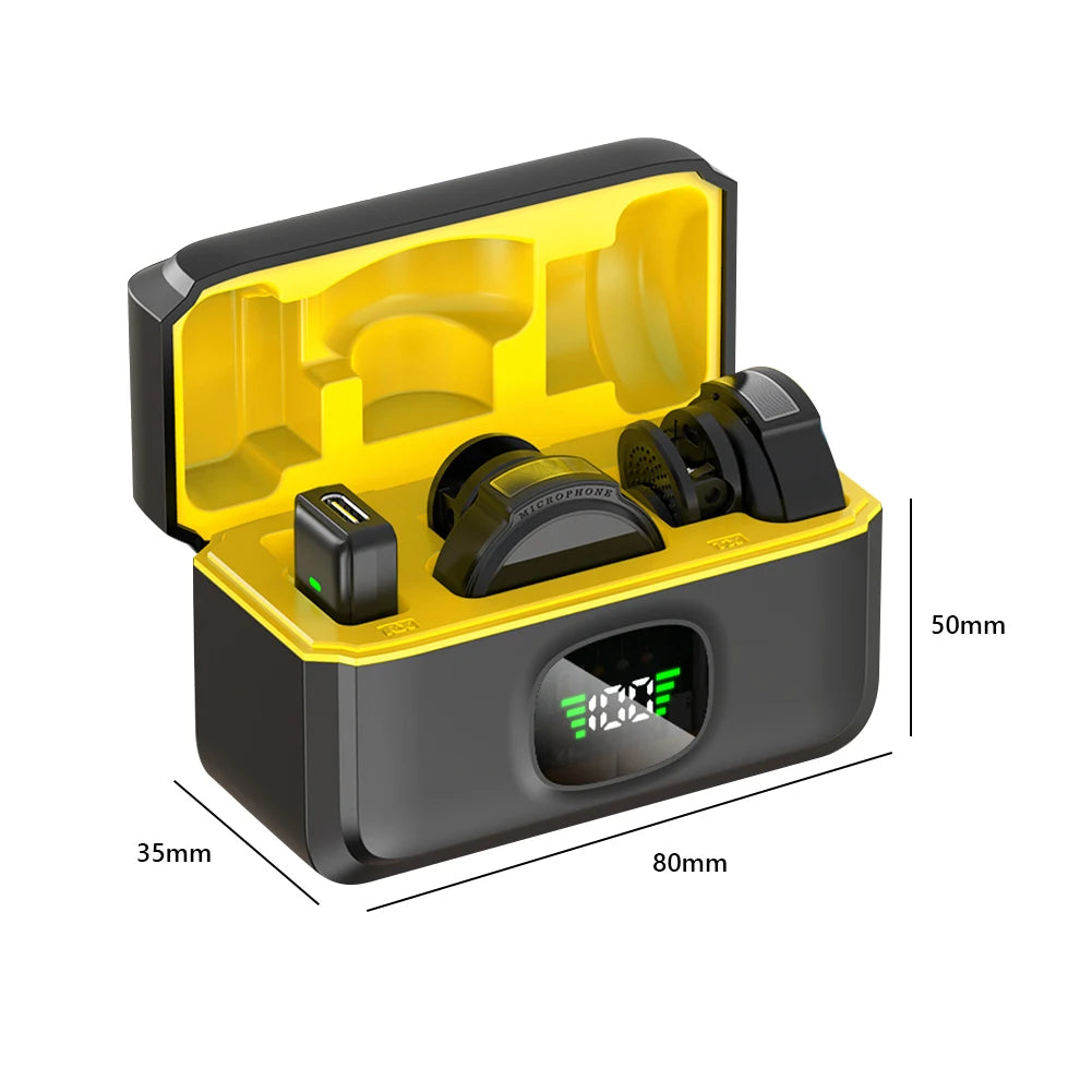 Xiaomi Wireless Lavalier Microphone Clear Audio for iPhone, Android, IOS & Type-C Devices