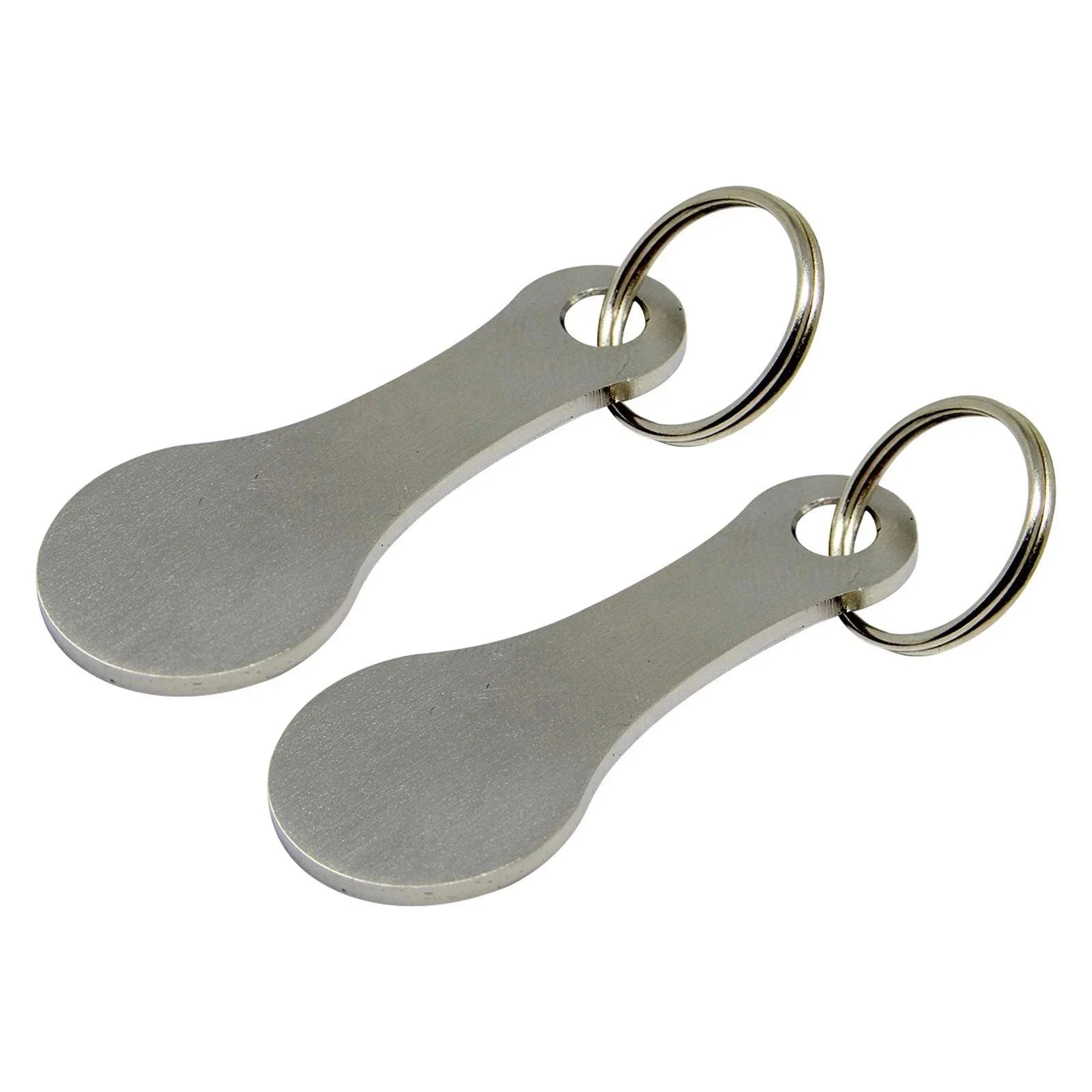Trolley Token Key Ring Reusable Never Get Stuck Without a Coin Again