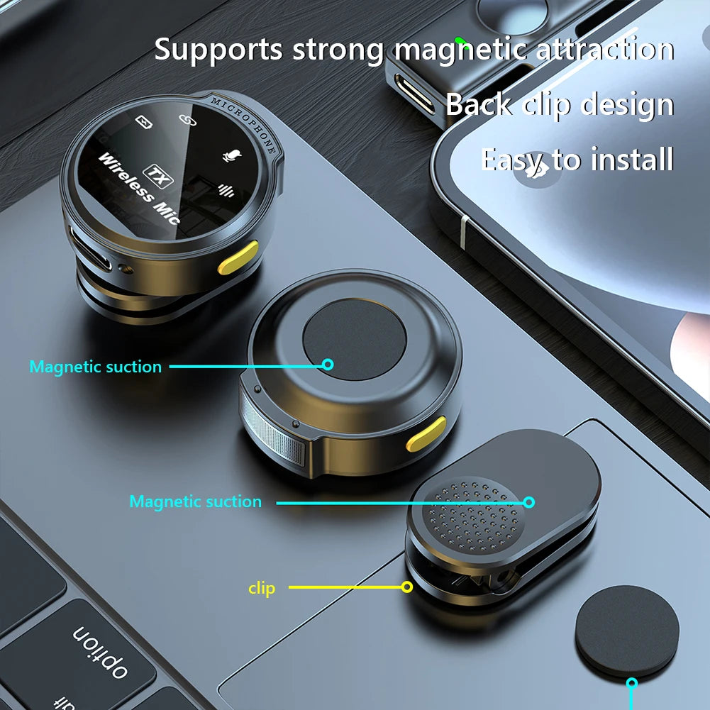 Xiaomi Wireless Lavalier Microphone Clear Audio for iPhone, Android, IOS & Type-C Devices
