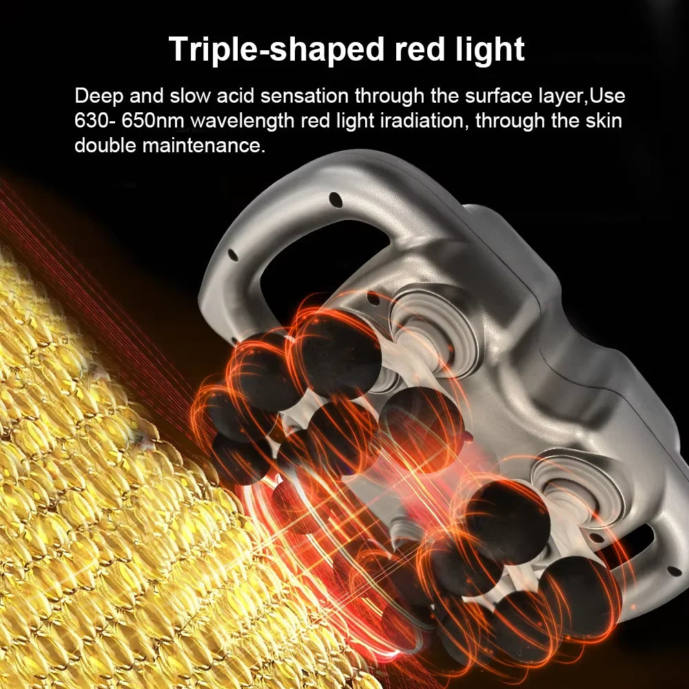 Professional Deep Tissue Massage Gun 16 Heads, Pain Relief & Muscle Recovery for Back, Legs & Shoulders