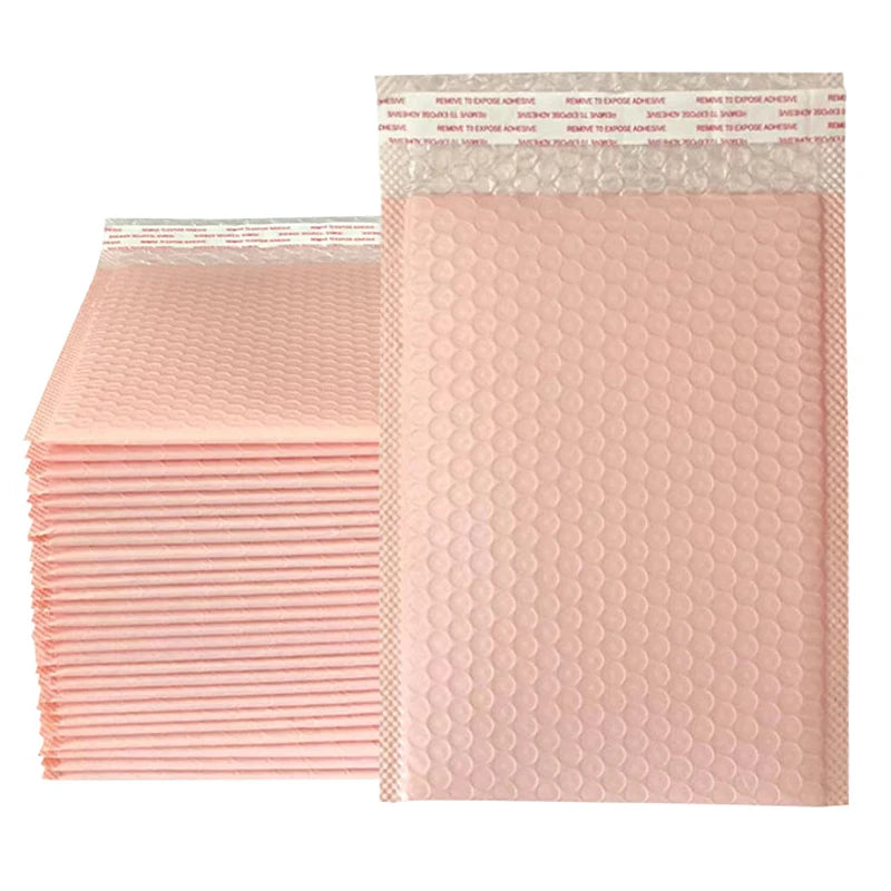 50PCS Bubble Mailers – Purple Padded Shipping Envelopes for Secure, Lightweight & Stylish Packaging
